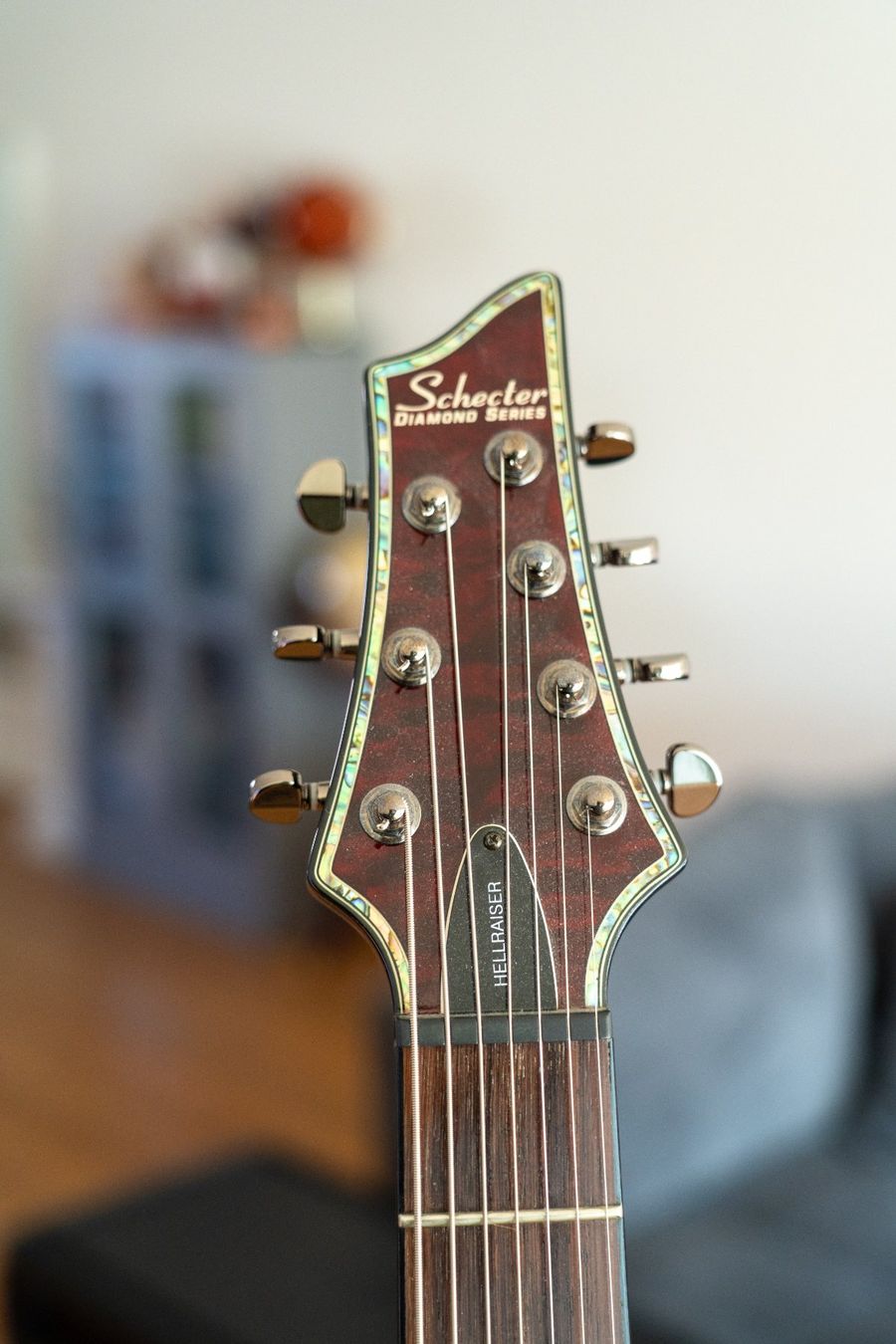 Schecter Strumenti musicali: Schecter Hellraiser C-7 7-String in Black Cherry – Usato da Winterthur venduto da BuriCaliskan 3