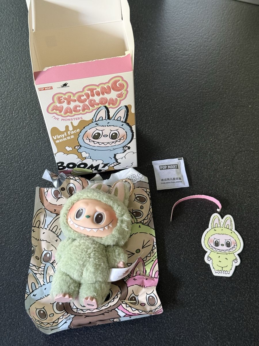 Pop Mart Statuette: Labubu Pop Mart - Exciting Macaron Green – Nuovo (secondo la descrizione) da Uvrier venduto da sauma85
