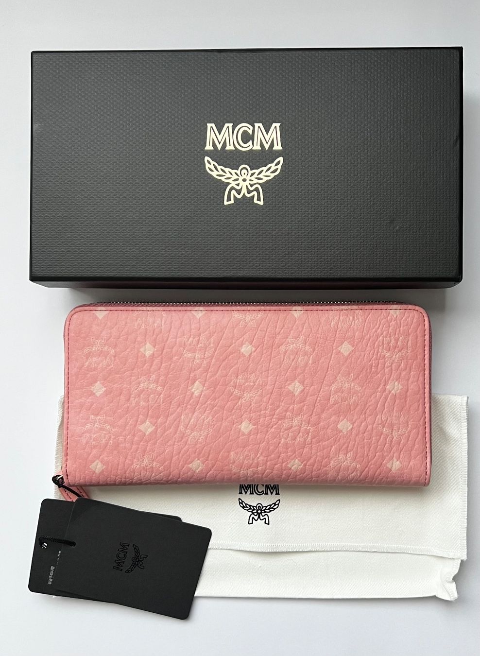 Mcm Portemonnaie: MCM Geldbörse AREN Large, rosa – Neu und originalverpackt aus Oberaach von Dandy2021 3