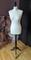 Schneiderpuppe Mannequin Weiblich Creme/Schwarz Gr. 36/38