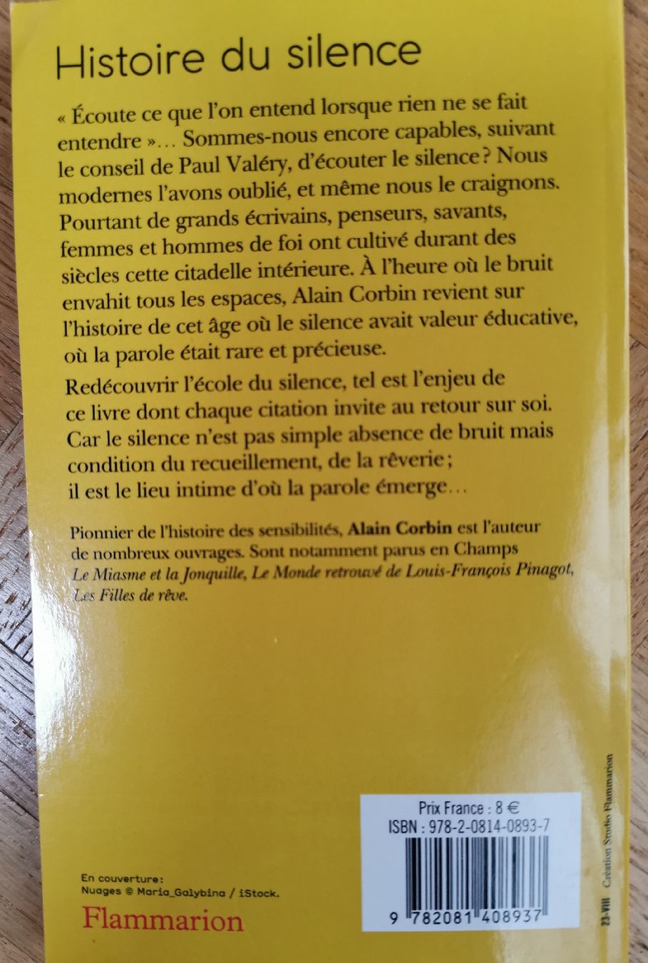 Bücher: Histoire du silence, Alain Corbin, comme neuf! – Neu (gemäss Beschreibung) aus Satigny von NadDid 1