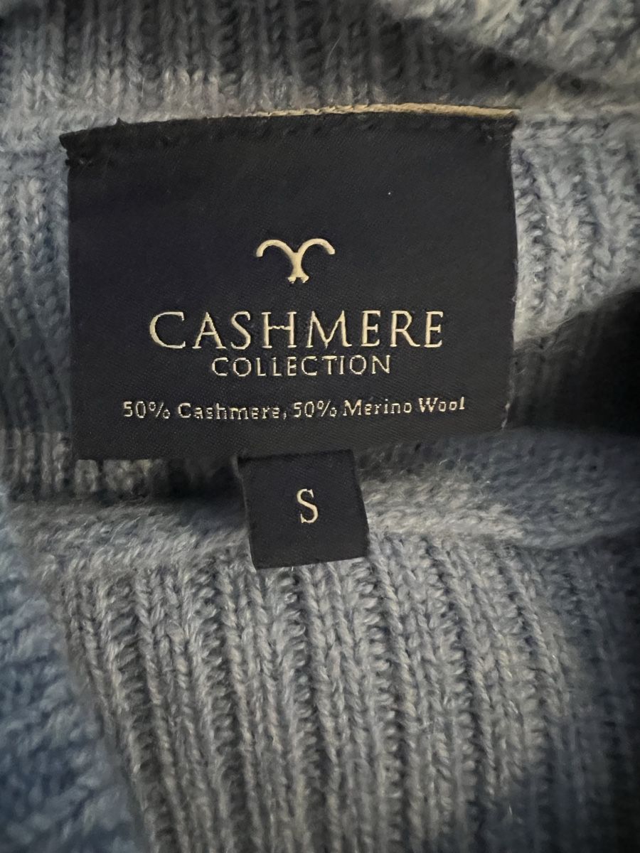 Maglioni & Felpe: Cashmere Merino Pullover, hellblau, Gr. S / M 36 38 – Usato da Langenthal venduto da ivet7 4