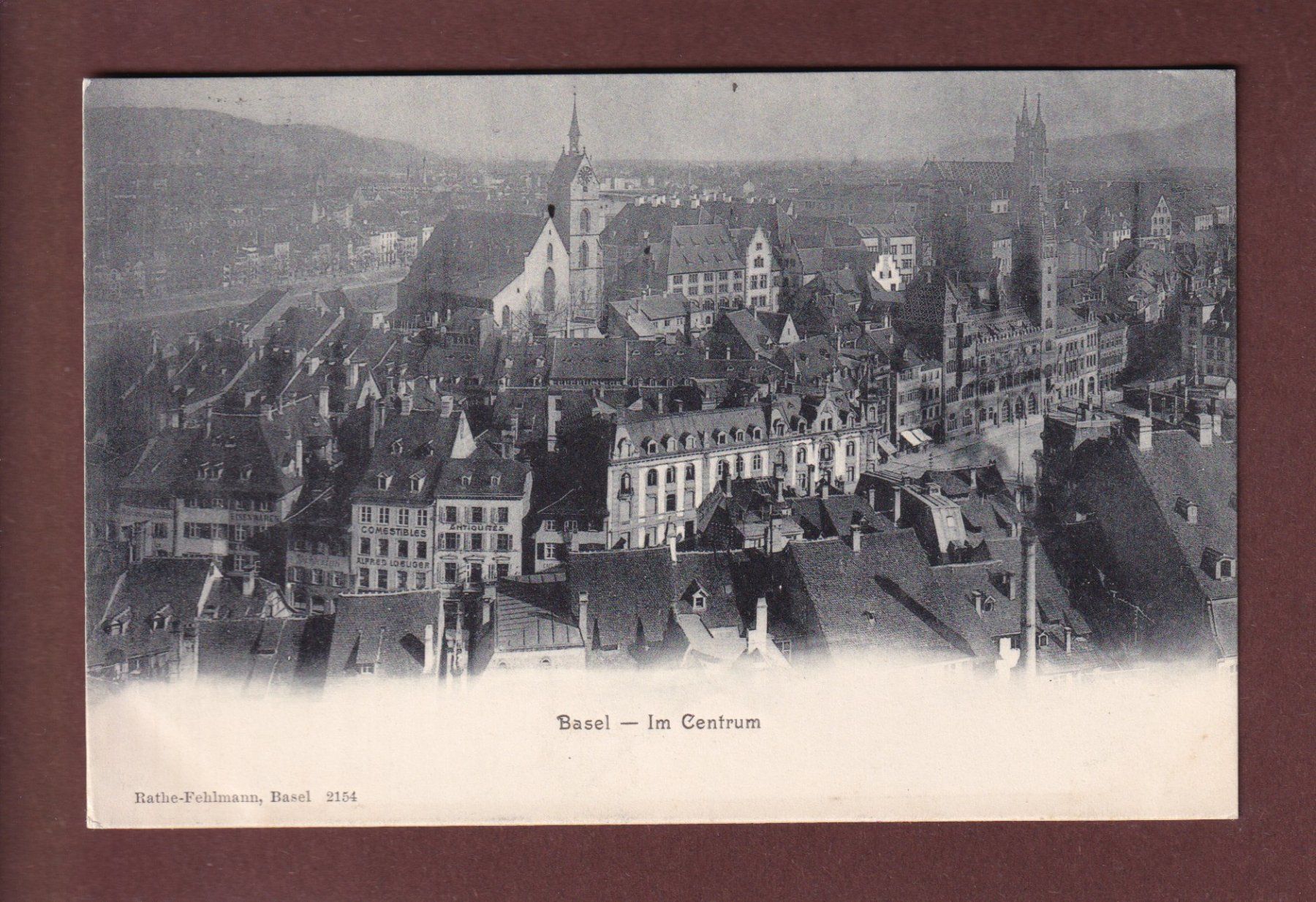 Cartoline postali: BASEL - Im Centrum – Usato da Pully venduto da nicecards-shop