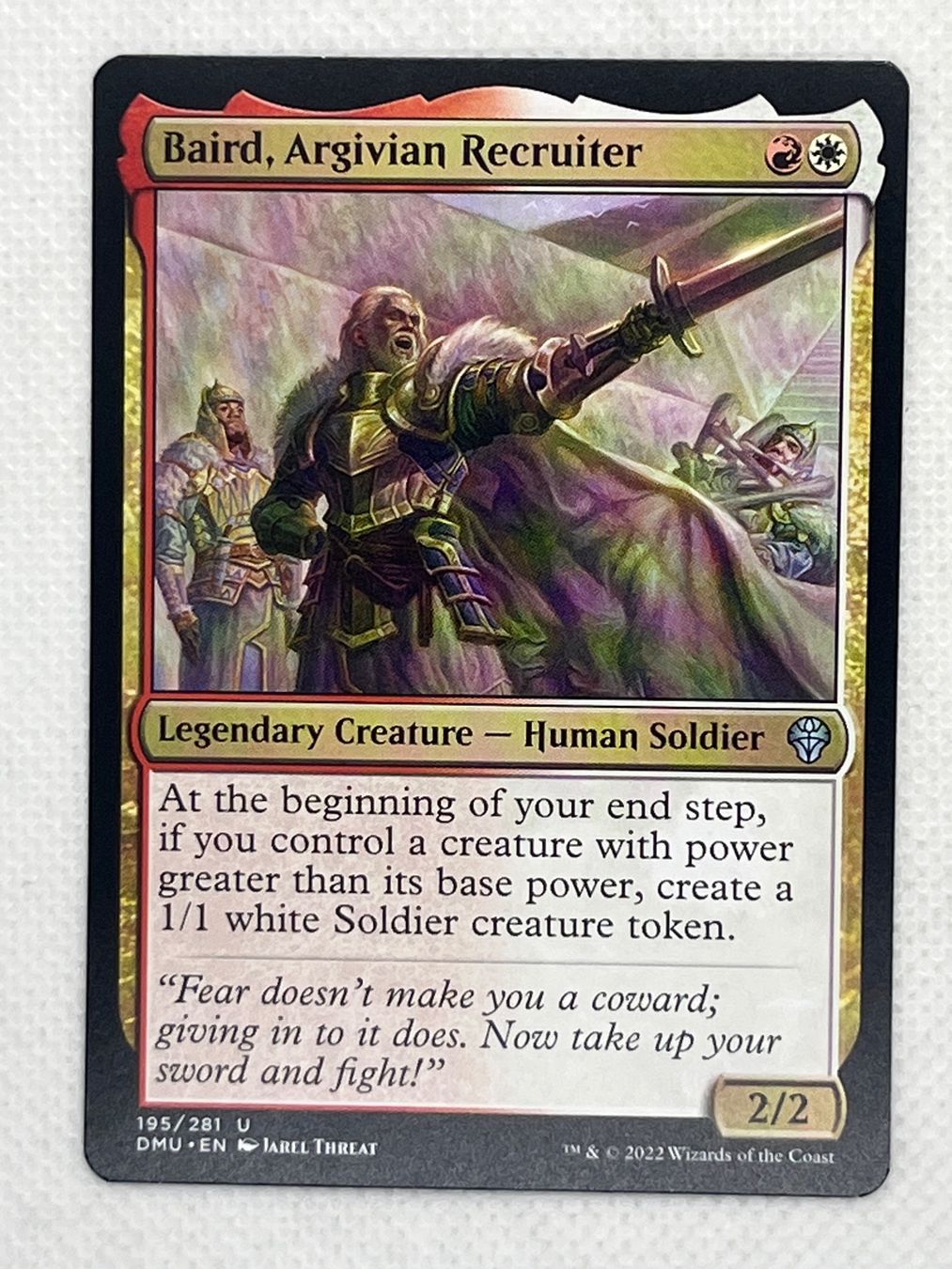 Magic The Gathering Sammelbilder & Trading cards: Magic The Gathering: Baird, Argivian Recruiter, DMU – Gebraucht aus Hinterkappelen von Kim1992