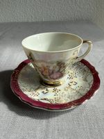 Feines Vintage Porzellan Tasse mit Unterteller