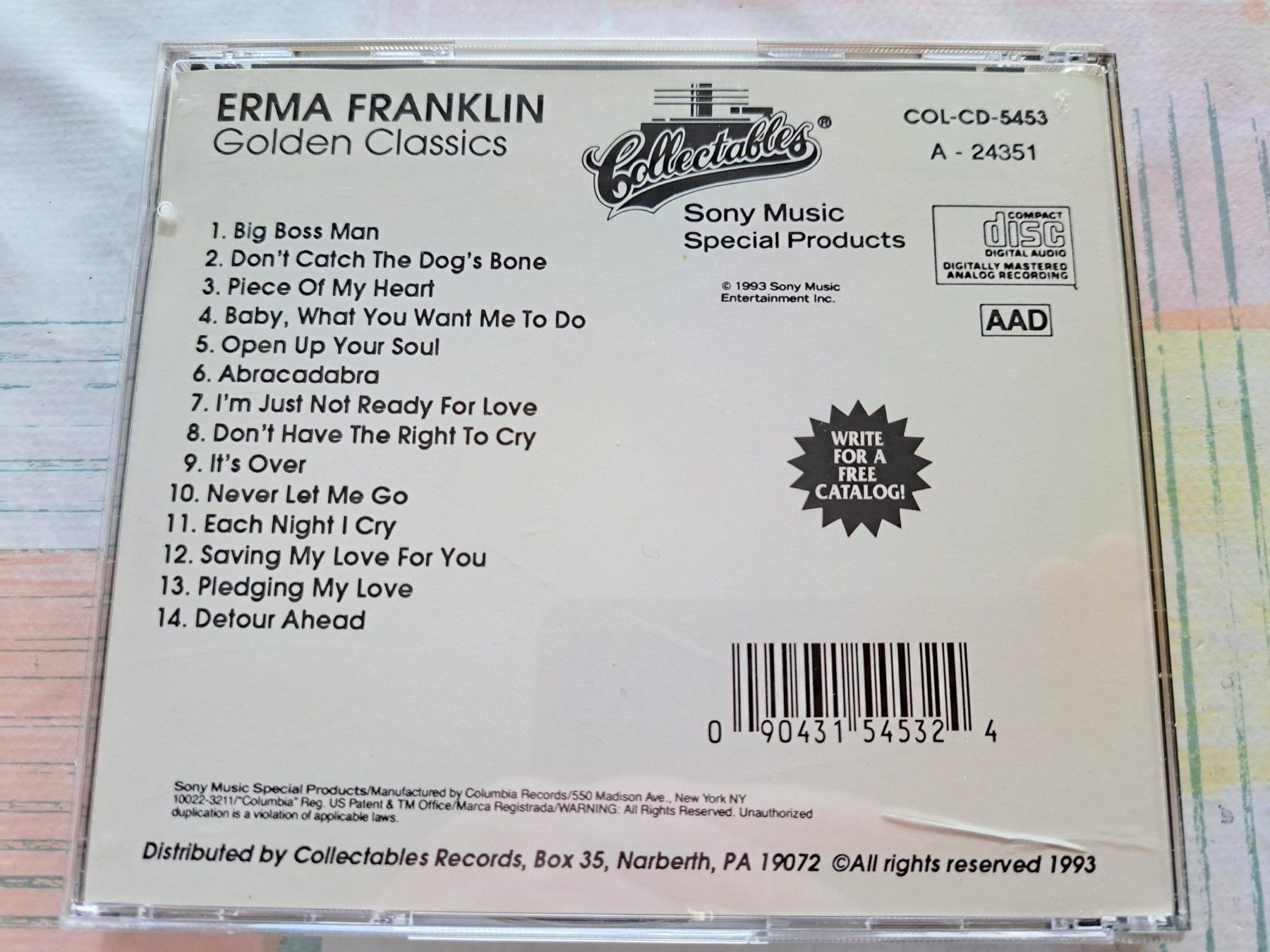CDs: Cd Erma Franklin - Golden Classics – Gebraucht aus Pully von bro_n52j 1