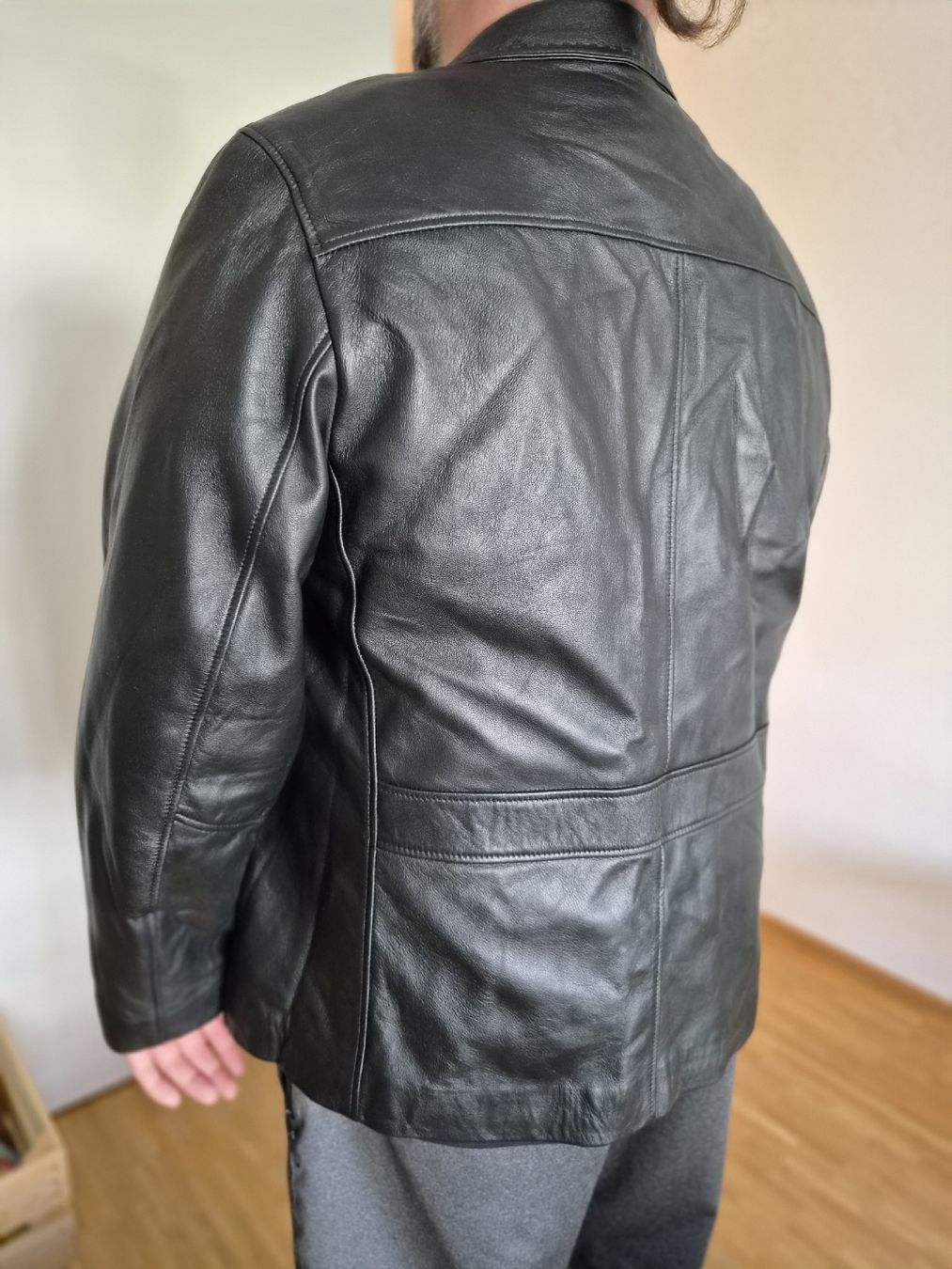 Giacche: Herren Lederjacke schwarz gebraucht – Usato da Zürich venduto da supermanfred4955 1