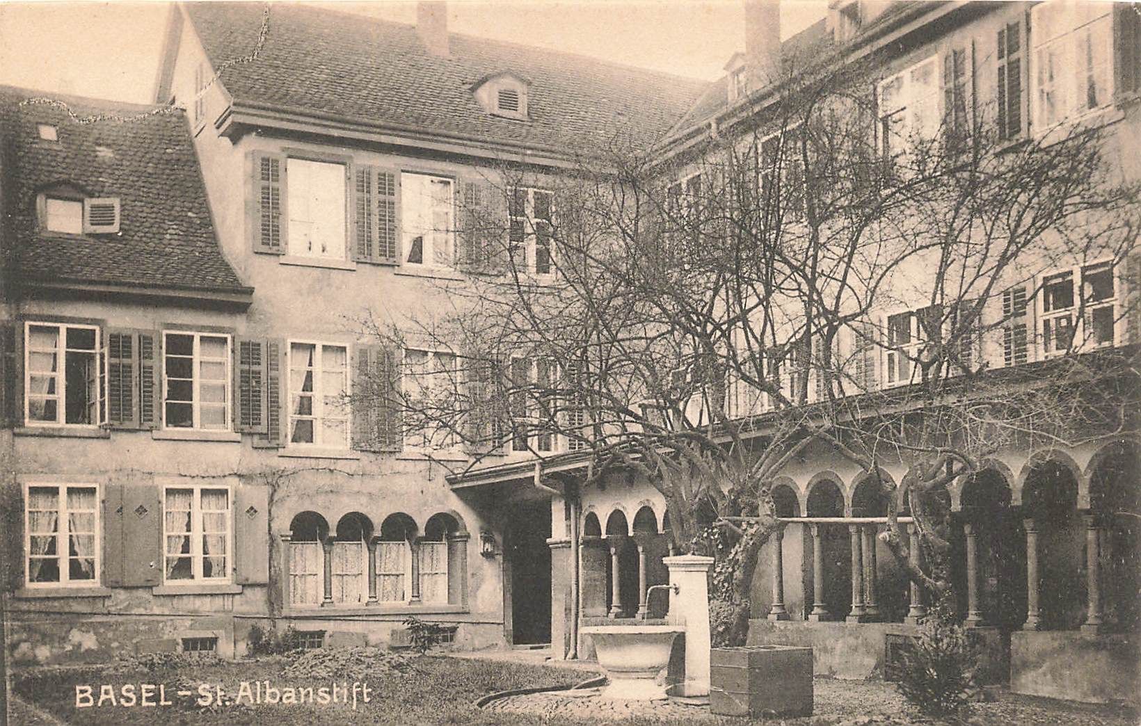 Ansichtskarten: Basel st. albanstift – Gebraucht aus Biasca von Blenio71