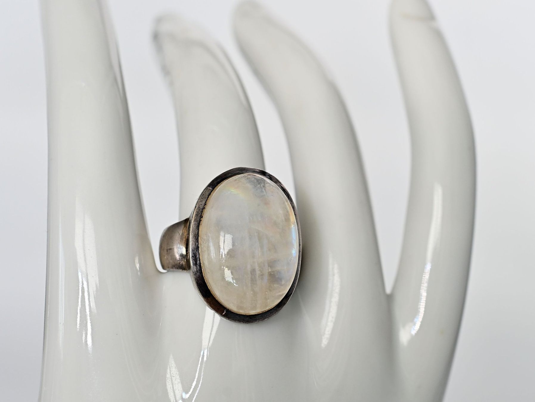 Bagues: Ring Mondstein 925 Silber Grösse 61 – D'occasion à Dürnten par puumies 1