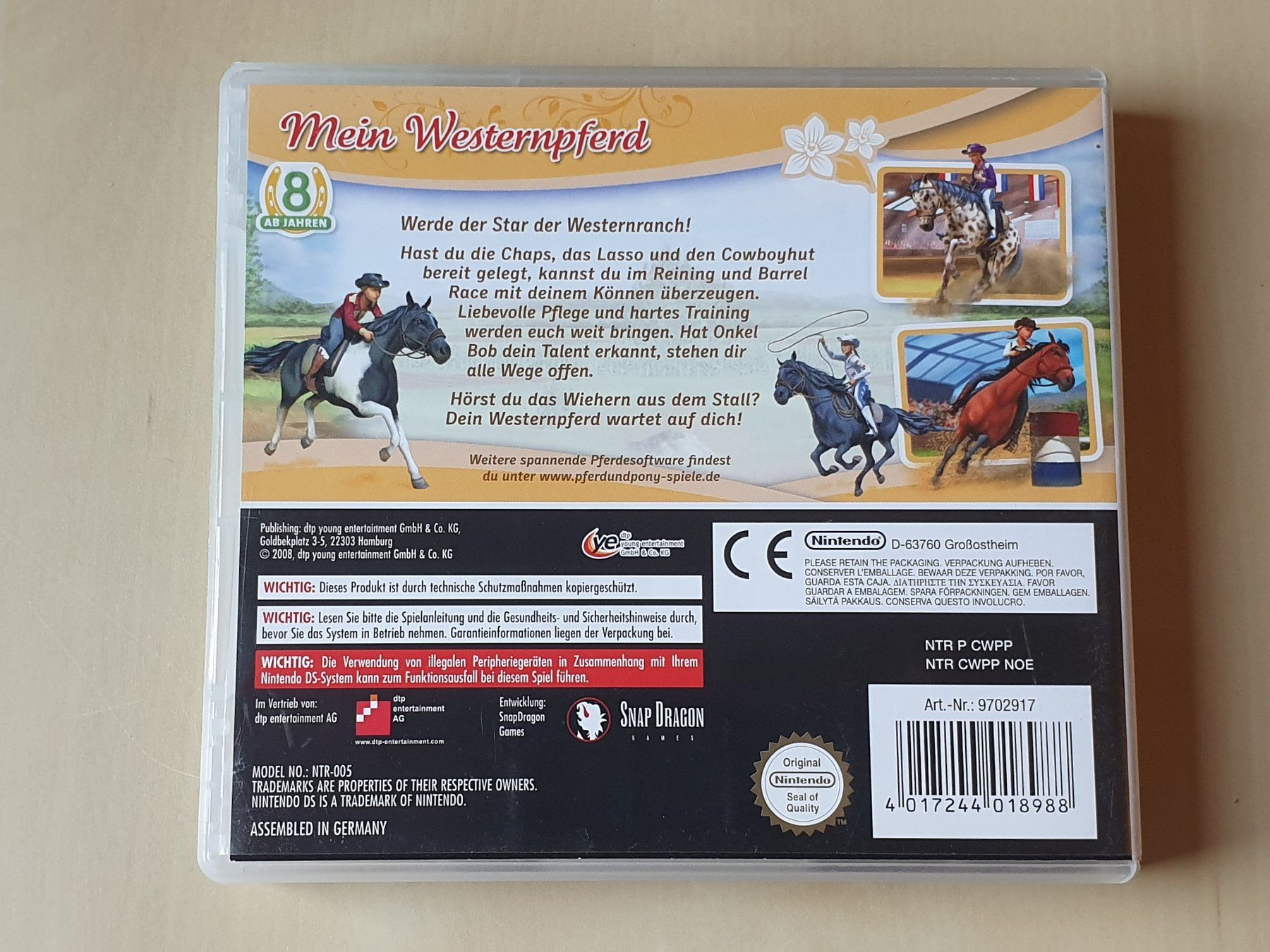 Nintendo Giochi: Mein Westernpferd – Usato da Stansstad venduto da collectorsshop 1