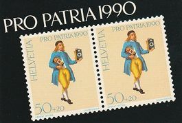 PP-Markenheftchen 1990, guter Zustand, ET, ab 1.- Fr.