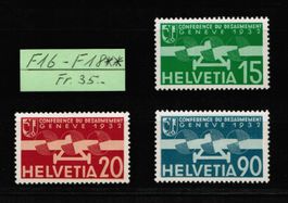 Satz F16 - F 18 ** postfrisch