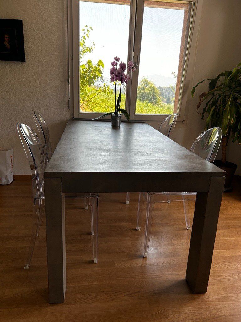 Tavoli: Betontisch – modern, robust & stilvoll – Usato da Hausen am Albis venduto da anjaly01