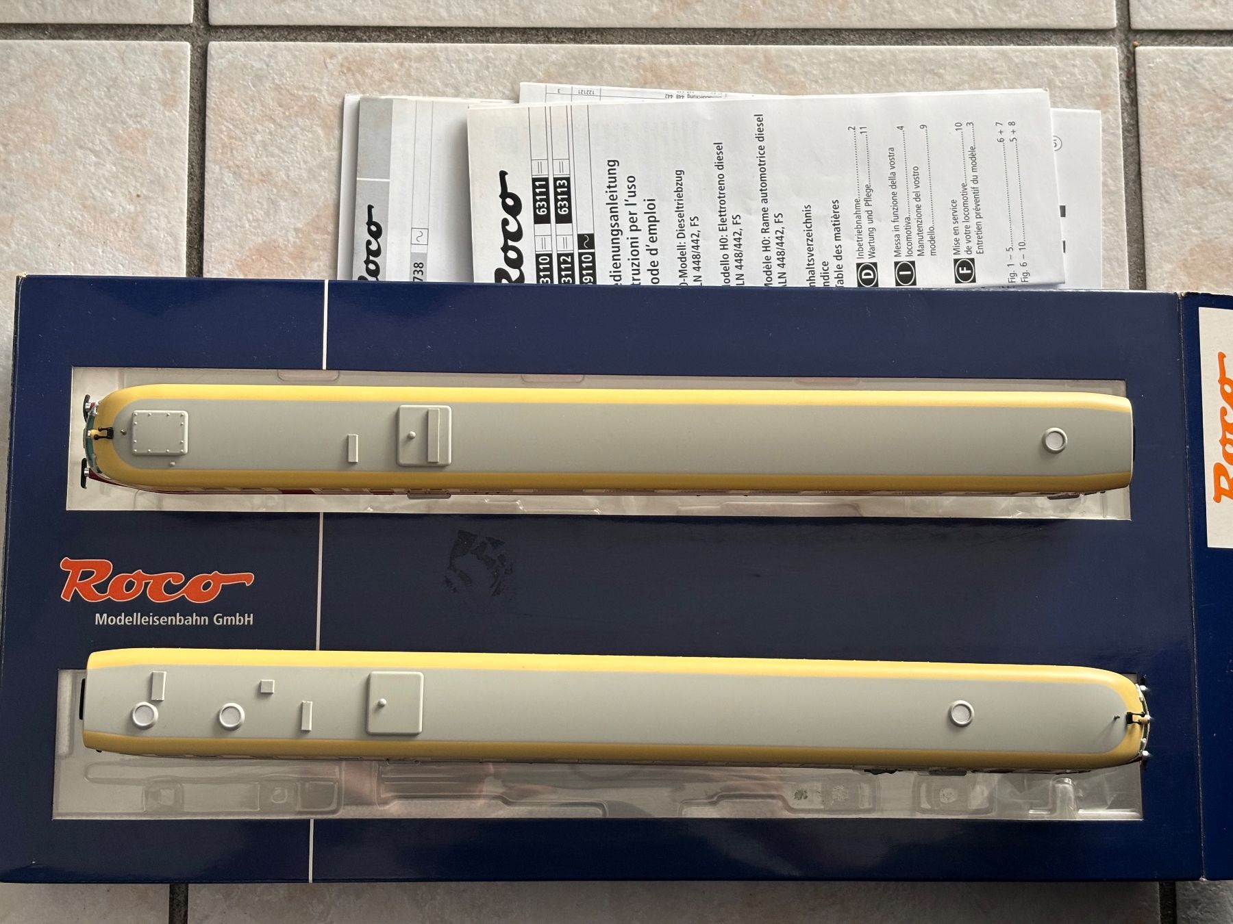 Roco Modellini di ferrovie: Roco 69110 ALn 448/460 TEE FS Digital DCC – Nuovo (secondo la descrizione) da Hauterive NE venduto da eriamch 2