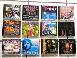 12x CD - MEGA HITS, ZUCCHERO, PINK, J.BLUNT, TRANCE etc.