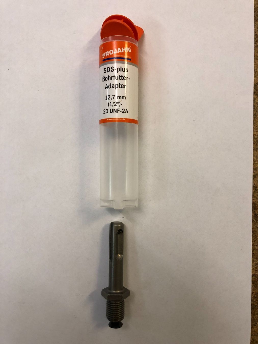Bohrmaschinen: Adapter SDS-plus 1/2"x20UNF für Bohrfutter – Neu und originalverpackt aus Wagen von Aloeveragold