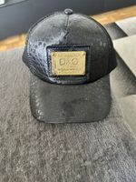 D&G Dolce & Gabbana Cap schwarz mit Logo Platte gebraucht