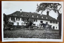 DOUANNE - BIEL : île St. Pierre, Bâtiment, carte ancienne