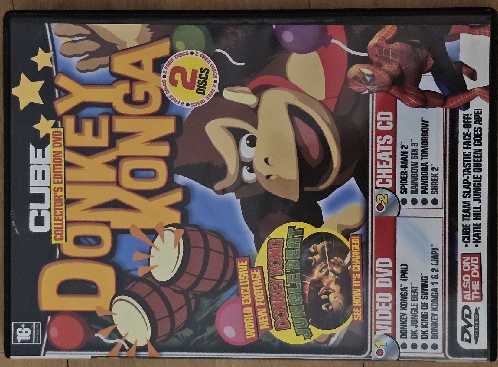 Tous les DVDs: Donkey Konga Collector's Edition DVD CUBE – D'occasion à Bulle par Bflowx