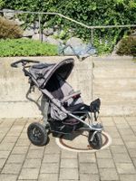 Kinderwagen TFK Joggster Twist grau mit Regenschutz