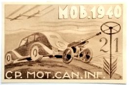 Soldatenmarke 2.WK, Mot Inf Kan Kp 21, geschn, Wi Art 154-2