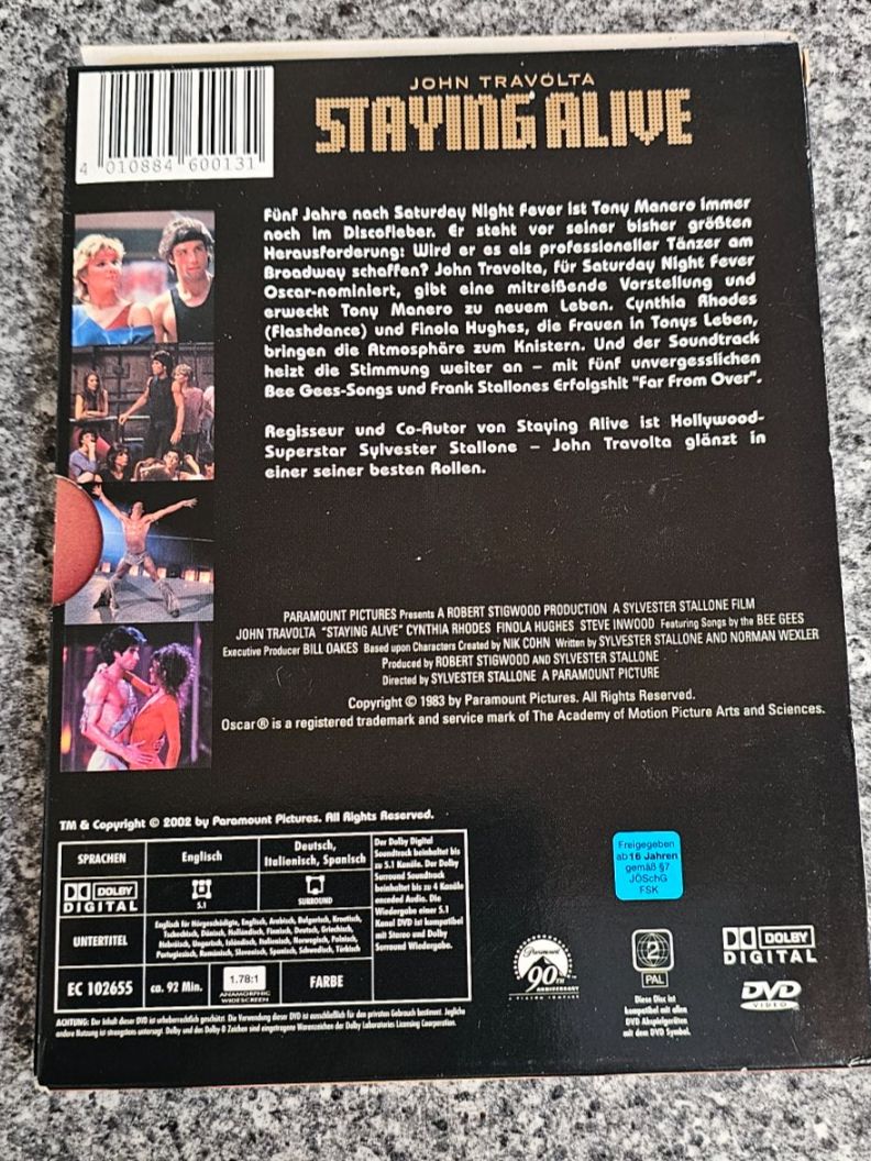 Alle DVDs: STAYING ALIVE / DVD – Gebraucht aus Geuensee von jes_9xyk 1