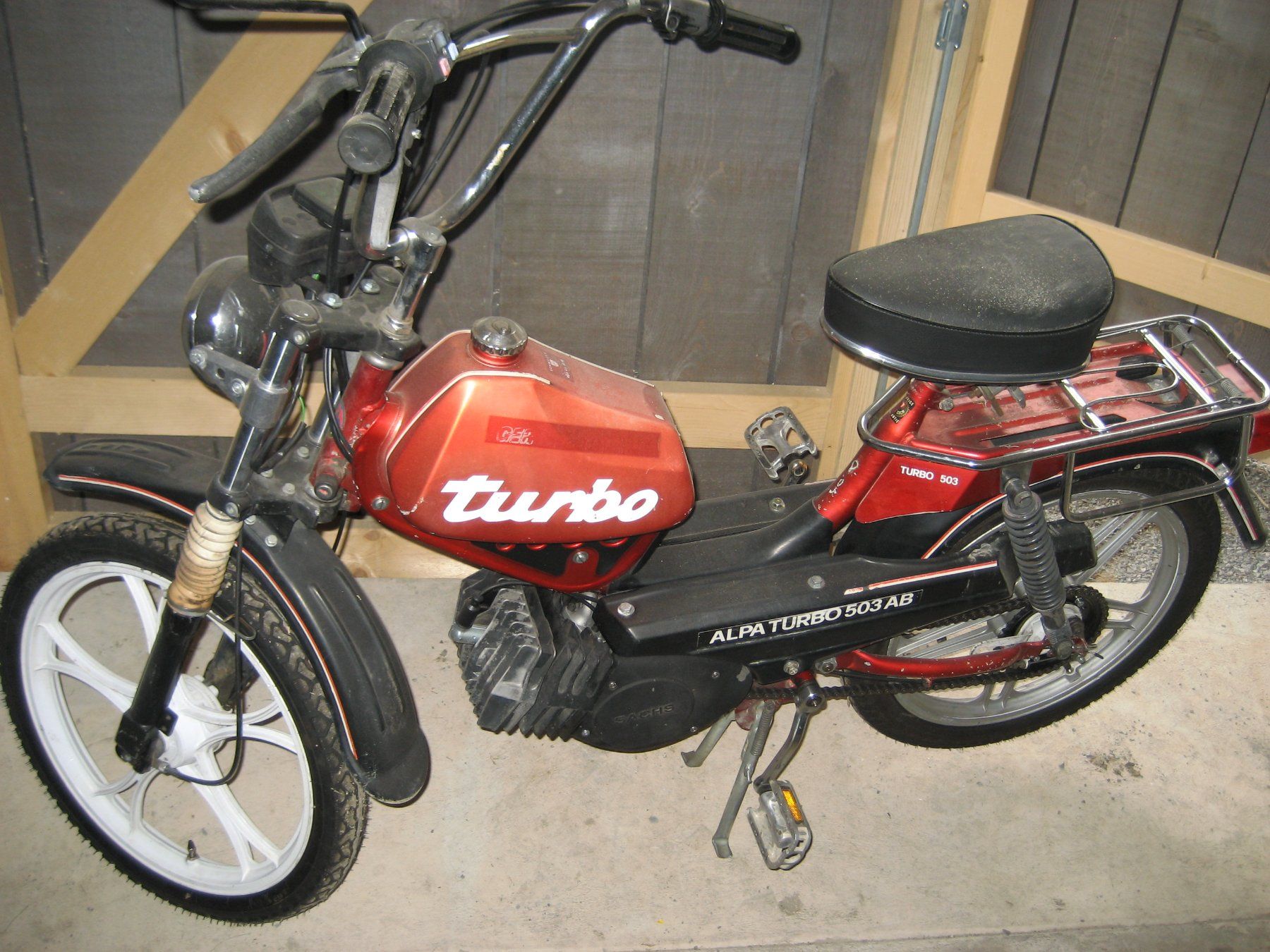 Mofa Alpa Turbo 503 AB rot guter Zustand (Gebraucht) in Bischofszell ...