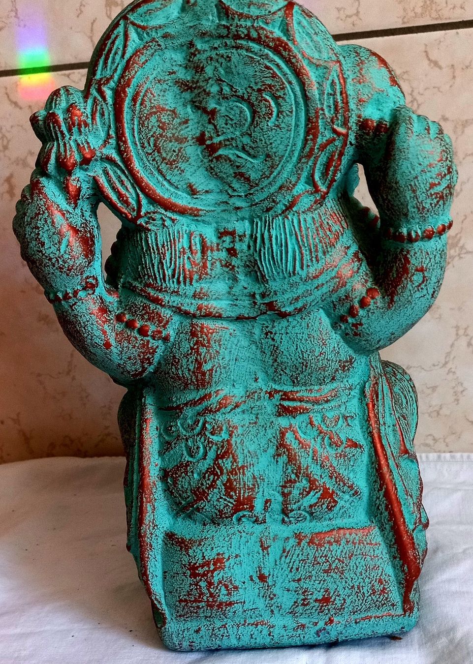 Sculptures & Statues: Ganesh Steingut gross schwer über 3kg – D'occasion à Baar par 2cvbaar 2