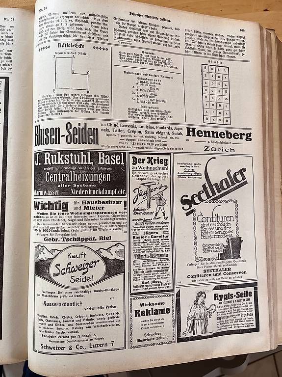 Riviste & Magazine: Schweizer Illustrierte Zeitung 1914-1915 – Usato da Grenchen venduto da mammamia25 4