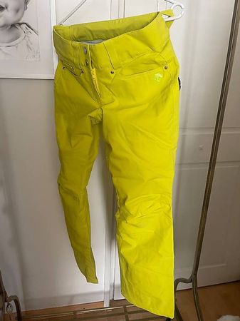 Skihose Descente Damen Gr 36 / XS Gelb