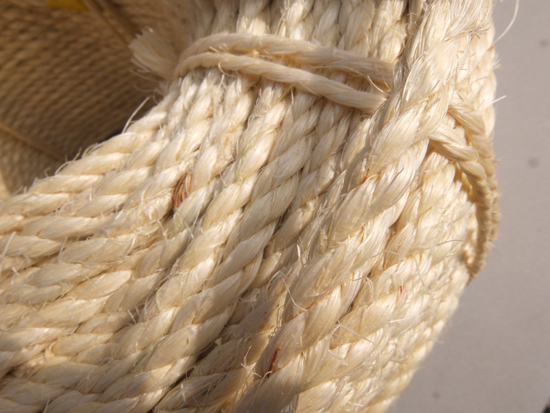 Corde: Sisal Seil 6mm Durchmesser, gute 15 Meter Lang – Nuovo e nell'imballaggio originale da Wöschnau venduto da Vinsale 3