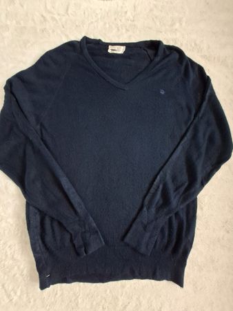 Pull V Christian Dior L bleu marine 100% Orlon Acrylic 
