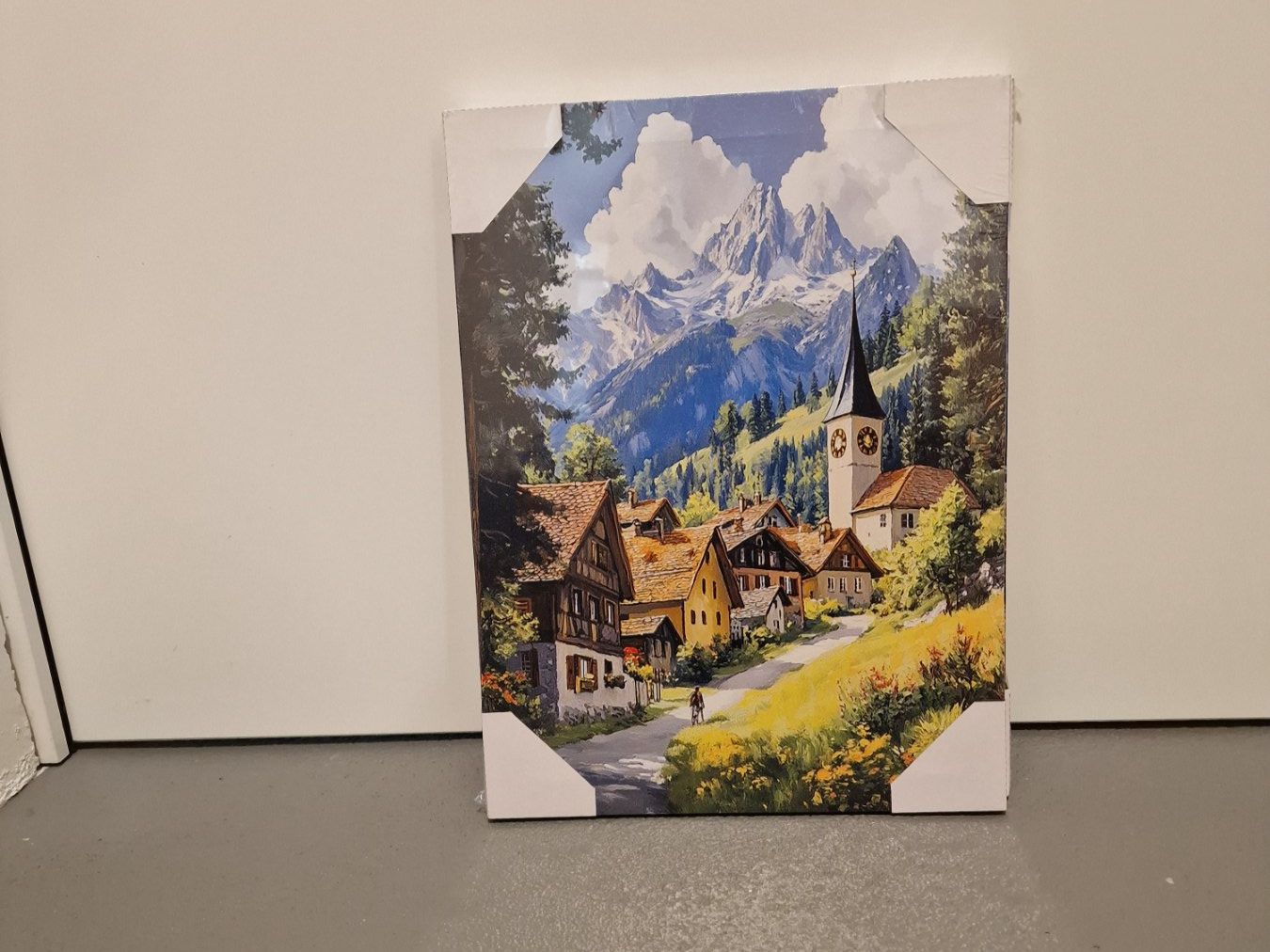 Poster & Bilder: Schönes Schweizer Landschaftsbild "Dorf" - NEU – Neu und originalverpackt aus Villmergen von Markus_Selina_Store