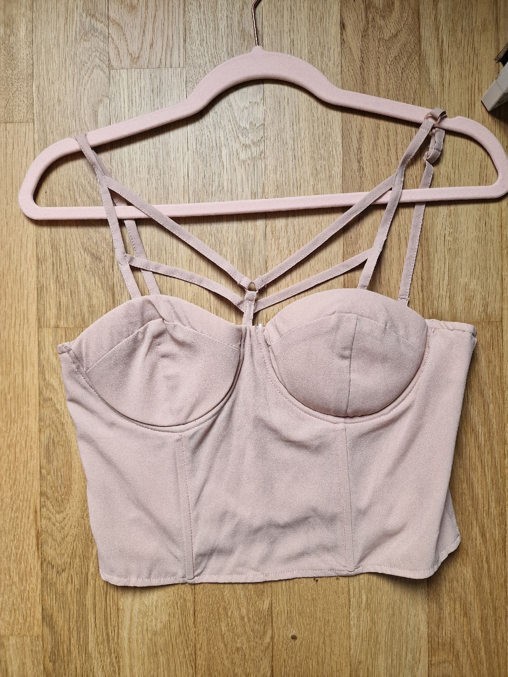 Tops: Bustier-Top puderrosa – Gebraucht aus Balgach von kimo1