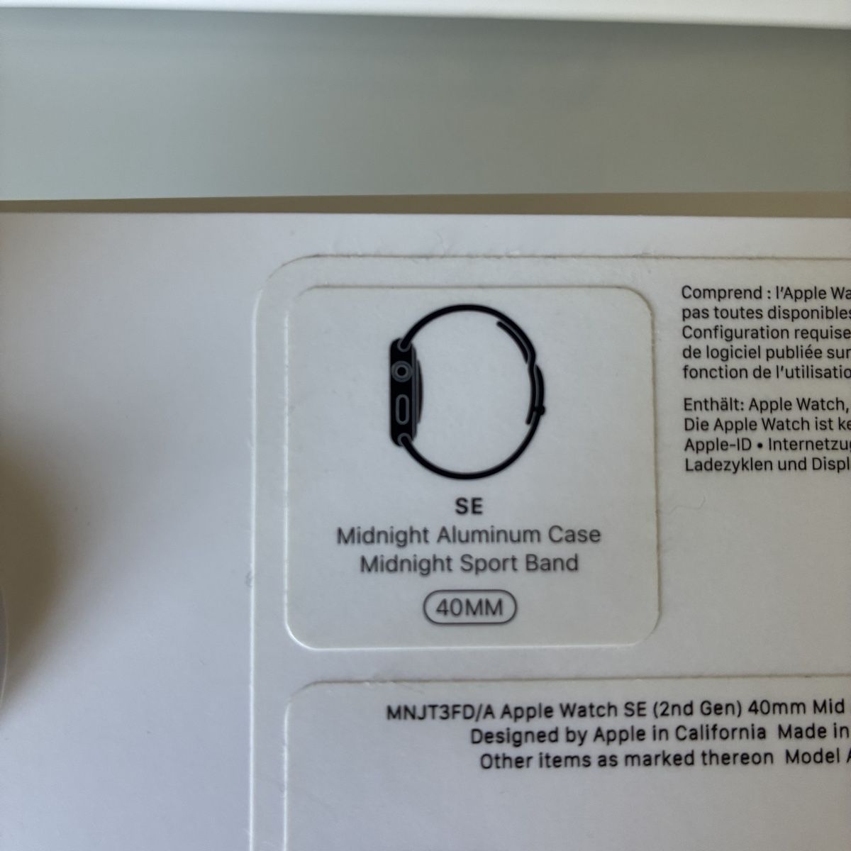 Apple Smartwatch: Apple Watch SE 2nd Gen 40mm Midnight – Nuovo (secondo la descrizione) da Basel venduto da nic_v6qt 4