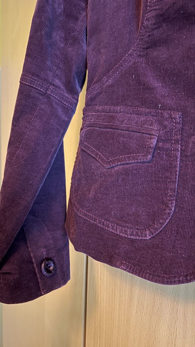 Giacche: lila Blazer/Jackett aus Cord – Usato da Therwil venduto da blubblubblubb 2