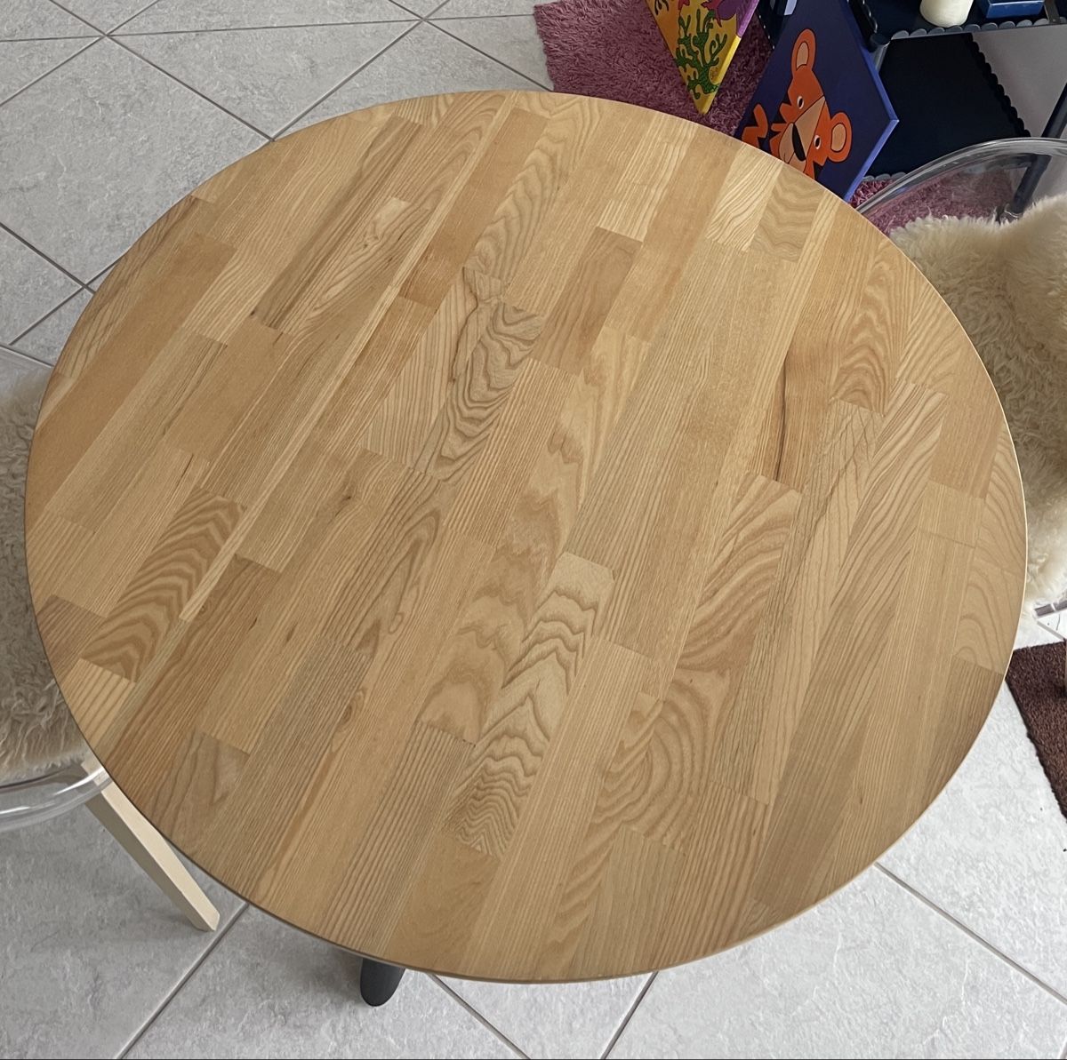 Tavoli: Runder Esstisch, Holztisch mit Holzbeinen – Usato da Gebertingen venduto da AP2323 2
