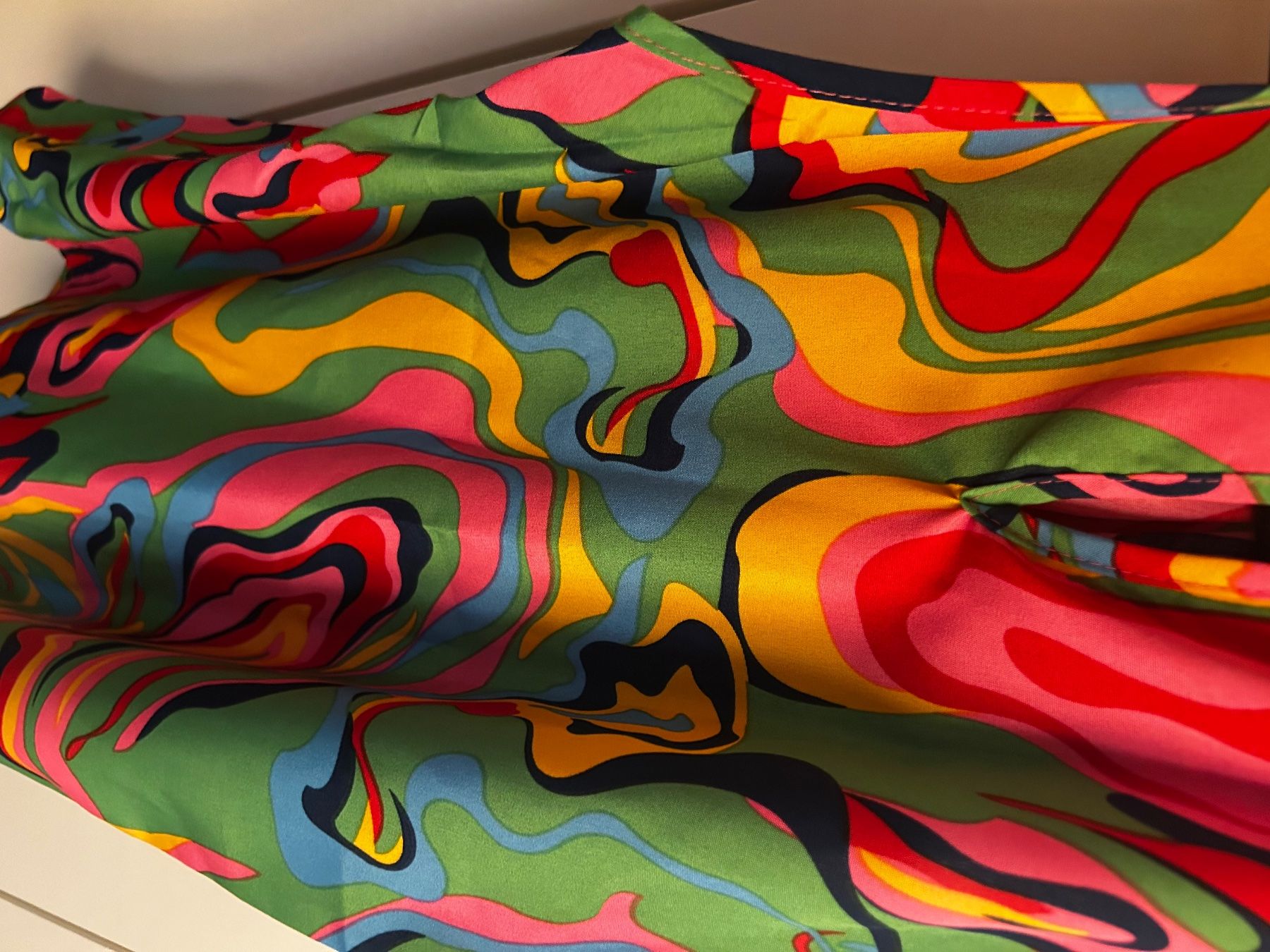 Camicette: Alles 10.-Bluse bunt mit Hochkragren gr s/m – Nuovo (secondo la descrizione) da Scherz venduto da Mandarine8 3