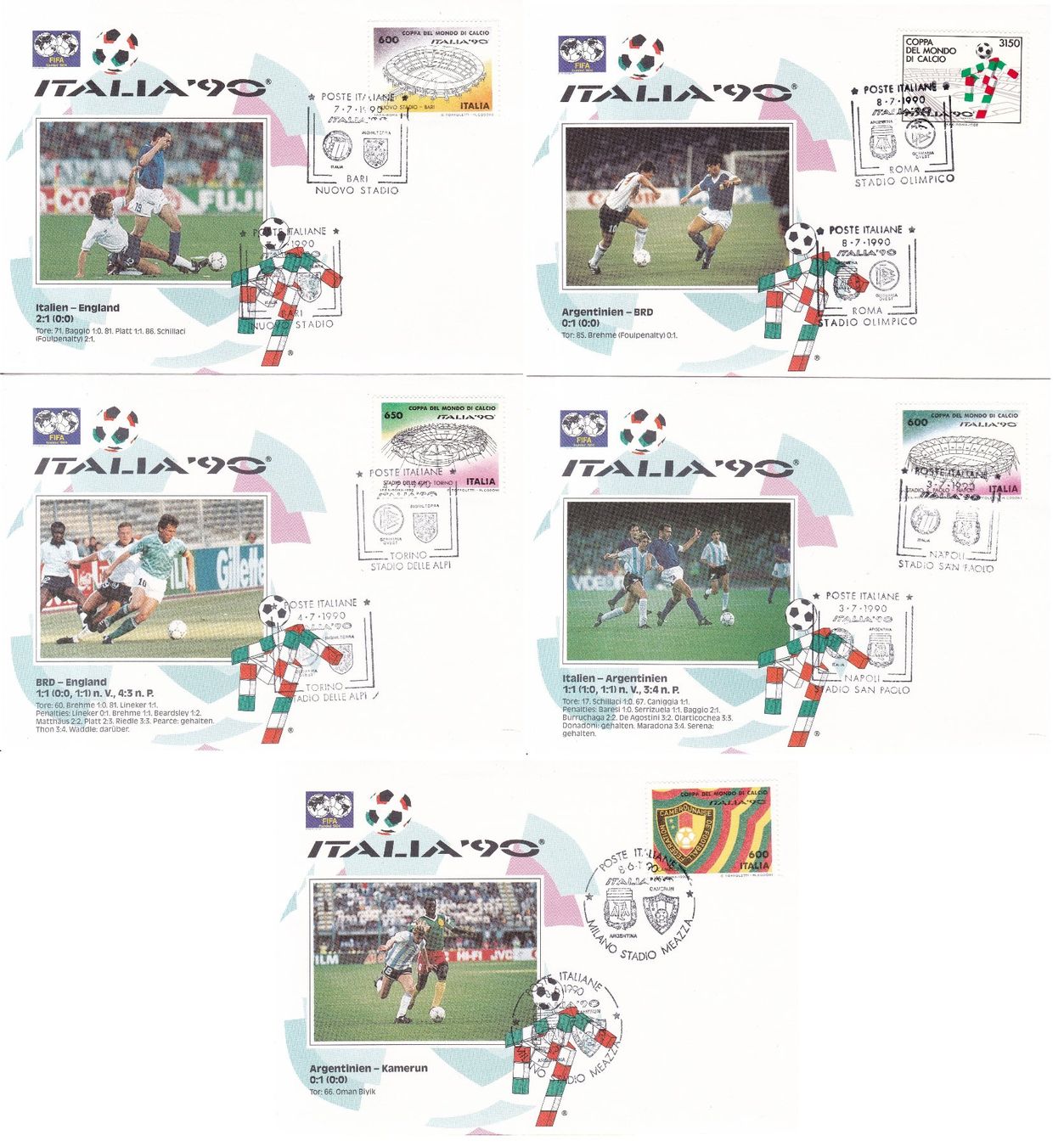 Tous les timbres: 54 Stk. FDCs, Sonderbriefe "Fussball WM" – D'occasion à Münchwilen AG par Nesar 9