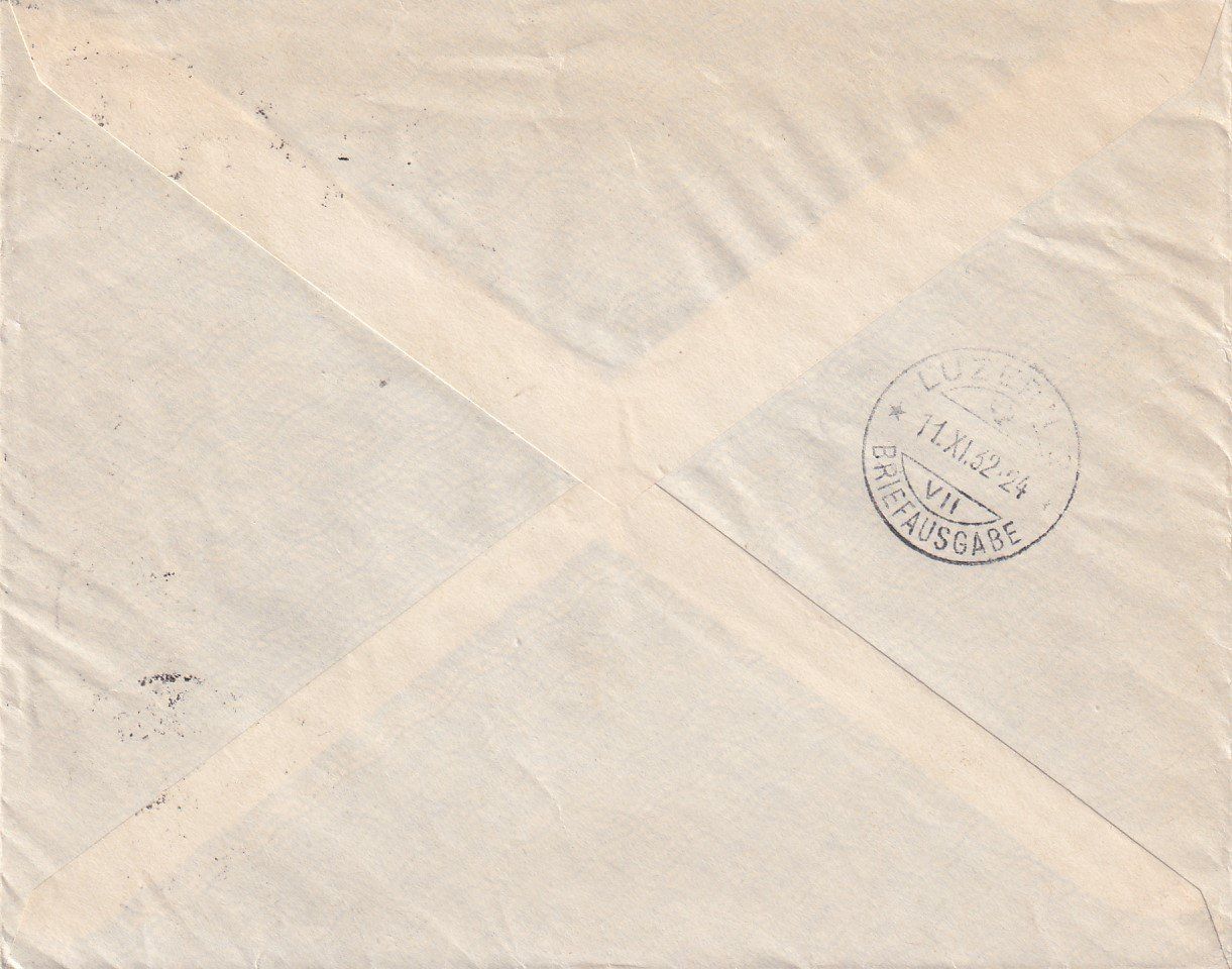Alle Briefmarken: R - Brief Danzig - Luzern 1932 – Gebraucht aus Baar von Asmara111 1