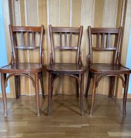 3 Bistrot-Stühle, Vintage - Thonet Stil
