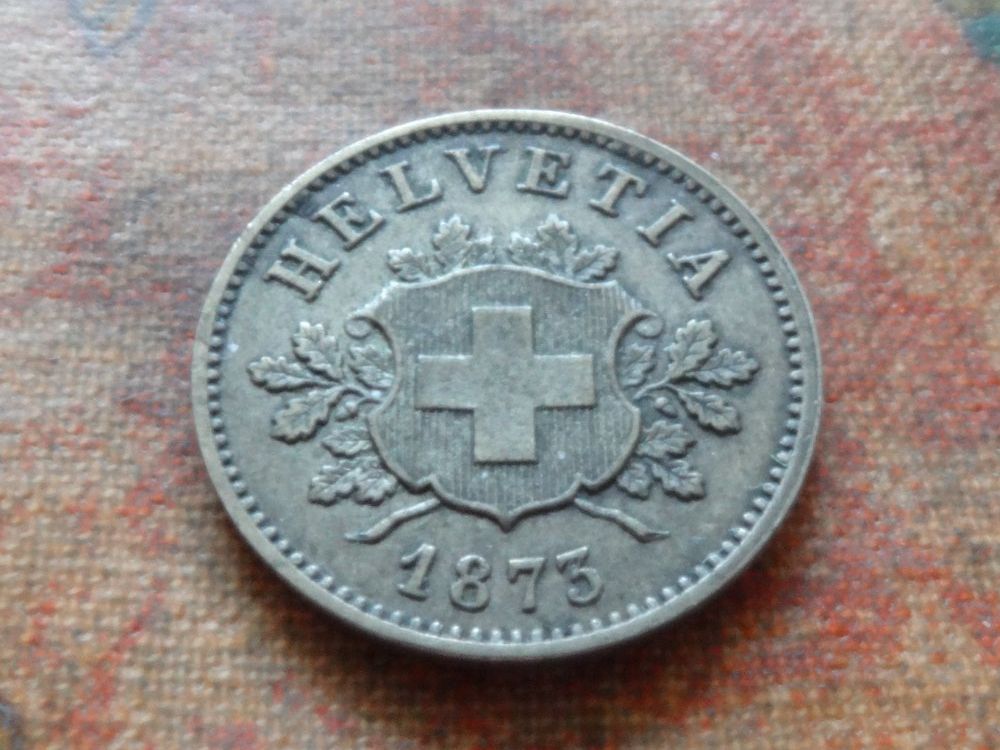 Tutti le monete: 10 Rp. 1873  (C) – Usato da Romanel-sur-Lausanne venduto da Swift13
