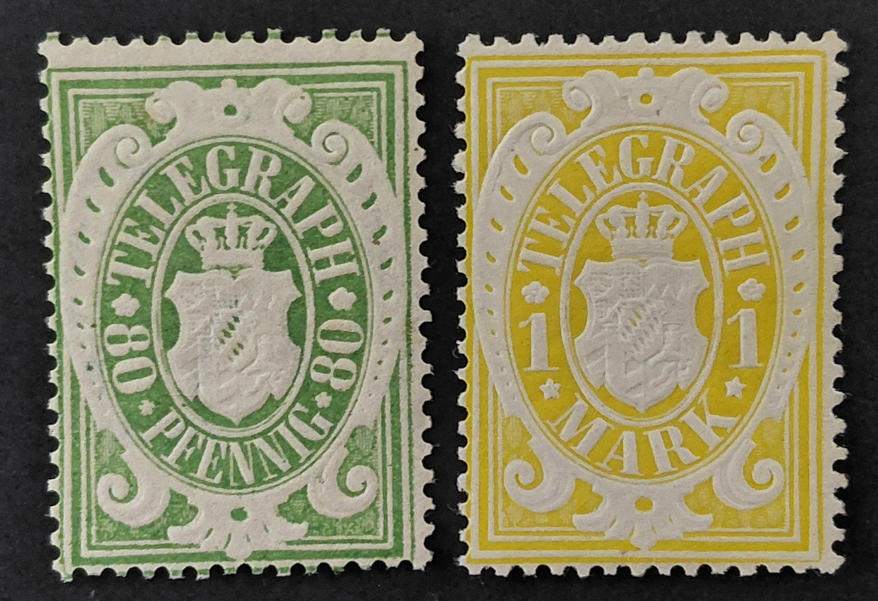 Tous les timbres: Telegraphenmarken Bayern 1876** – Neuf (Voir description) à Ebikon par smartbox