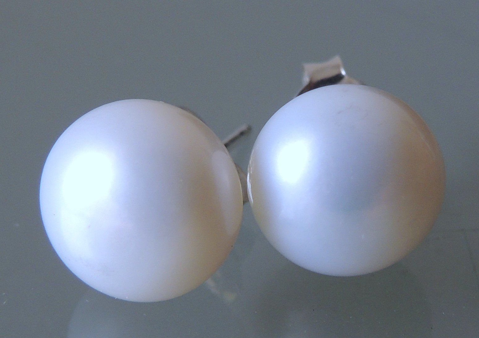 Boucles d'oreille: Silber 925 Perlen Ohrstecker 10 mm – Neuf avec emballage d'origine à Waldenburg par schaller707