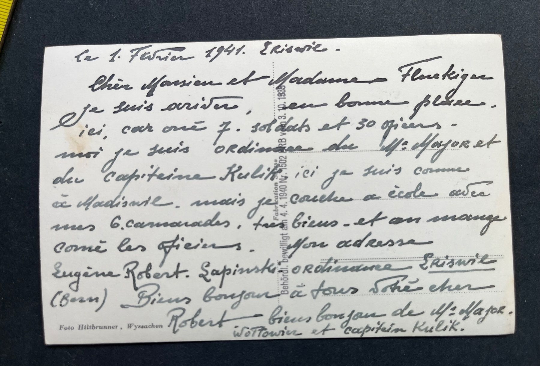 Ansichtskarten: Eriswil im Emmental ,  ca. 1940 – Gebraucht aus Ostermundigen von DaxKarten-75 1