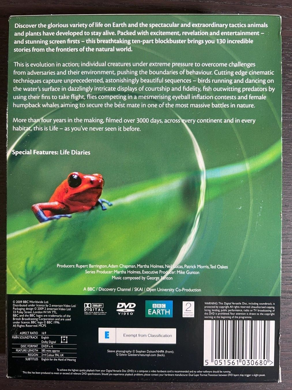 Tutti i DVDs: Life ( Englisch ) – Usato da Zürich venduto da FilmFreunde 1