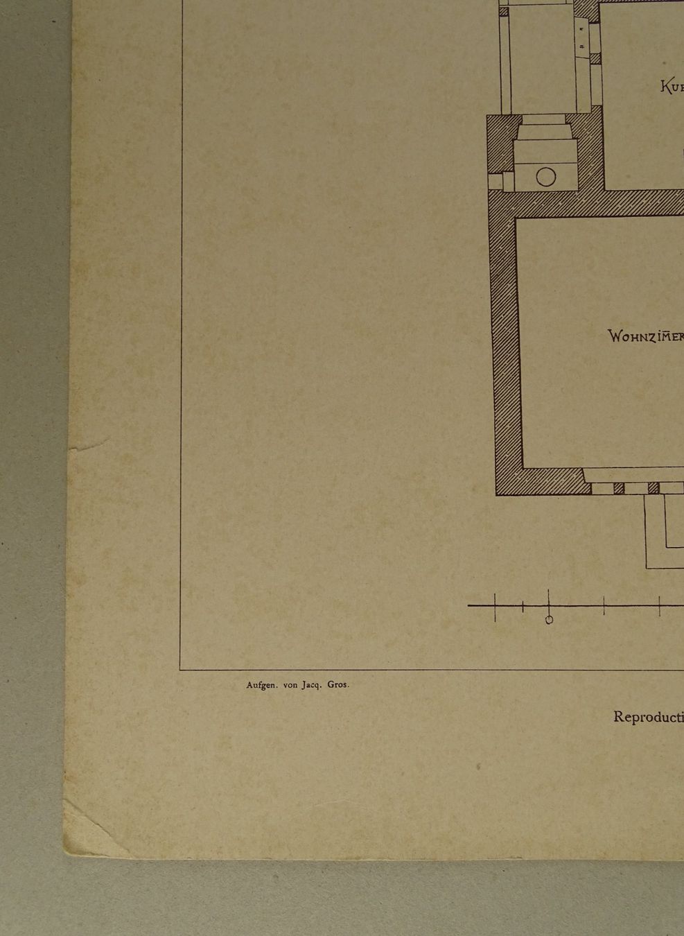 Stiche: SIERRE BAUERNHAUS, WALLIS, DIROGRAPHIE UM 1910 – Gebraucht aus Grüningen von Kartensammler 3