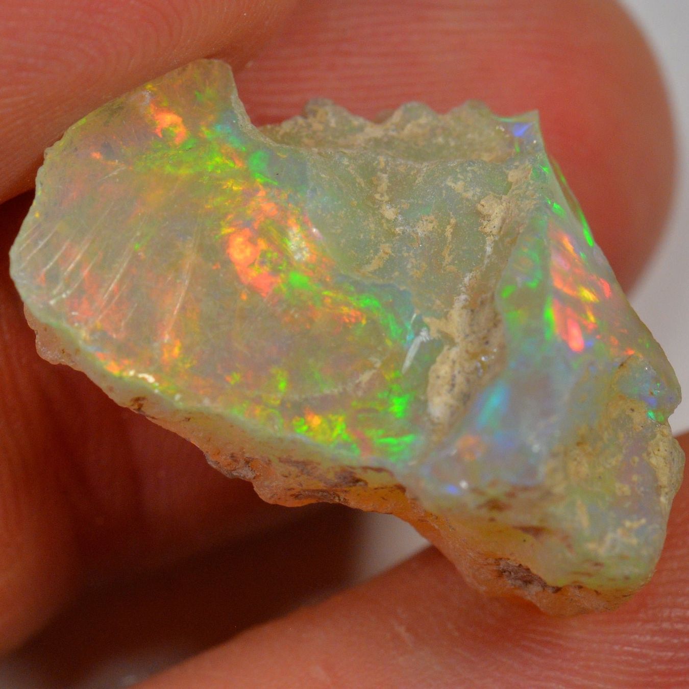 Edelsteine: 20.8 Karat - Roher Äthiopischer Welo Opal – Neu (gemäss Beschreibung) aus Rüti ZH von DeinOpal 4