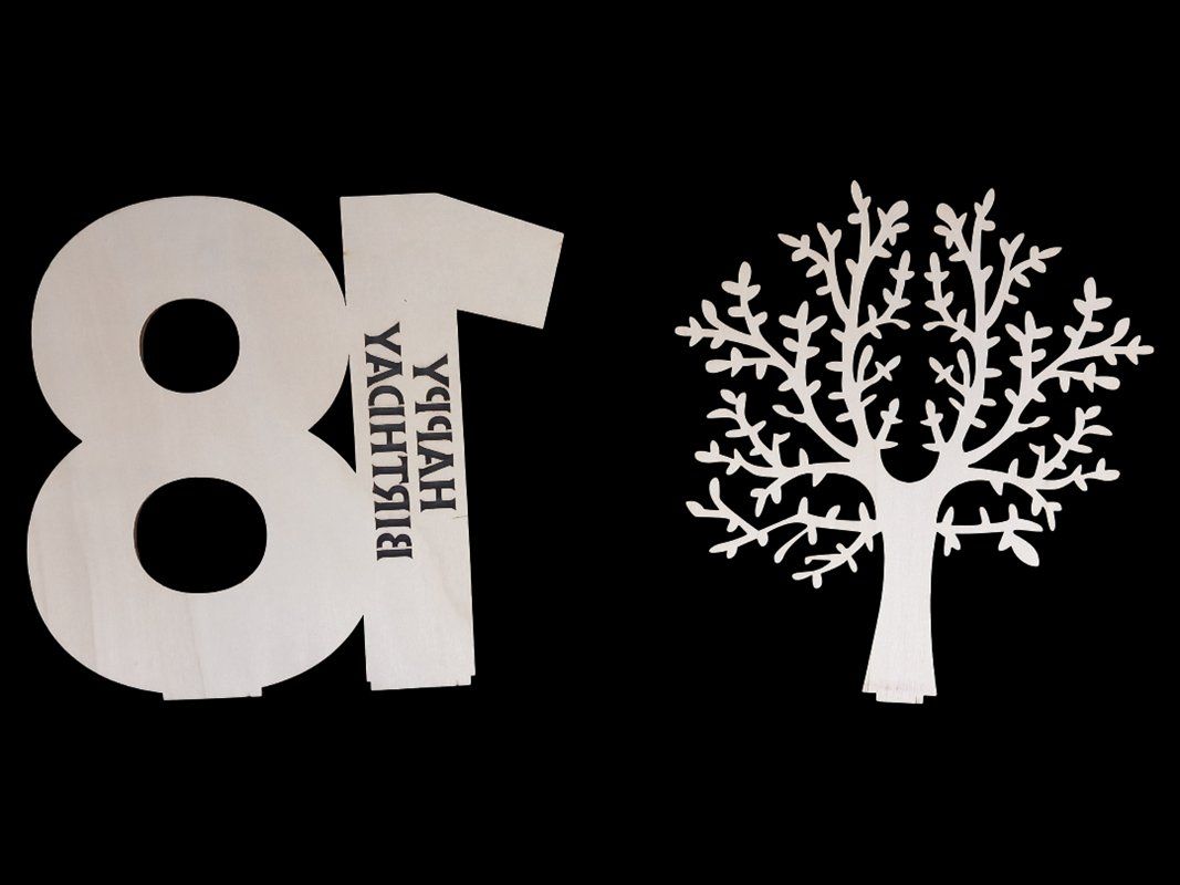 Tutte le decorazioni: 18th Birthday aus Holz – Usato da Hünenberg venduto da Restwert_Zug 6