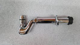 Siphon chromé de bidet